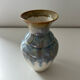 Vase aux coulures bleutées 