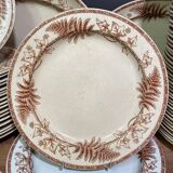 English earthenware table service part JD&S décor Edinburgh
