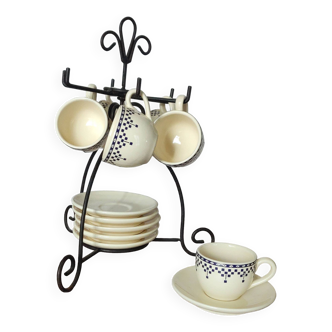 Espresso / coffee cup set The family counter / Prim' style