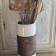 Vintage cracked ceramic umbrella holders
