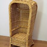 Children's rattan chair called "cabin"