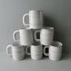 6 ceramic mugs signed Grandjean Jourdan, Vallauris