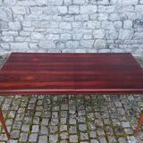 Table danoise en palissandre de Rio à allonges 1960