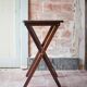 Table d'appoint pliante en bois