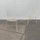 Set of 2 mid-century German metal garden chairs by Mauser Werke Waldeck