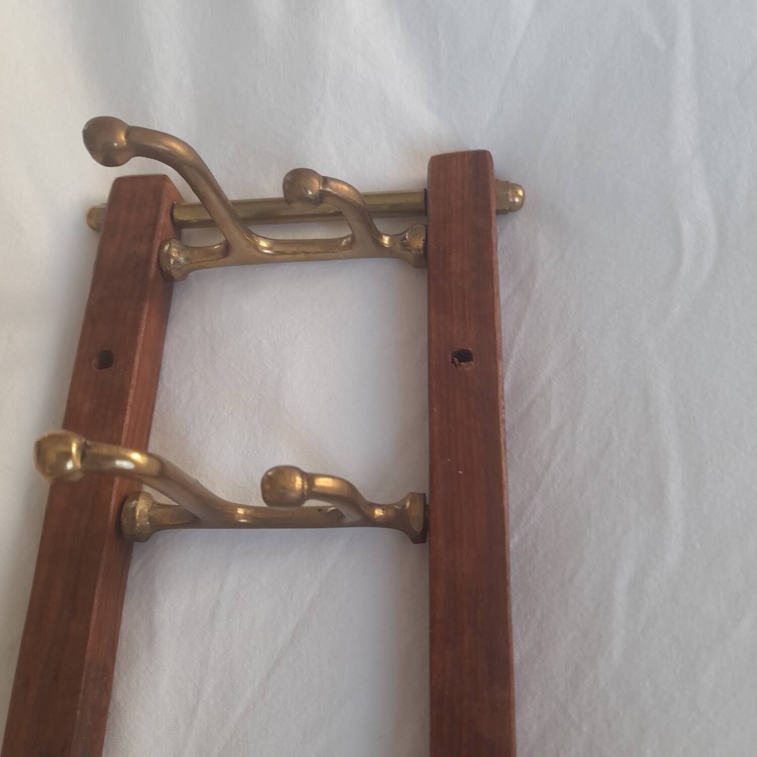 Brass coat hooks