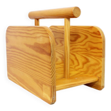 Pine magazine holder