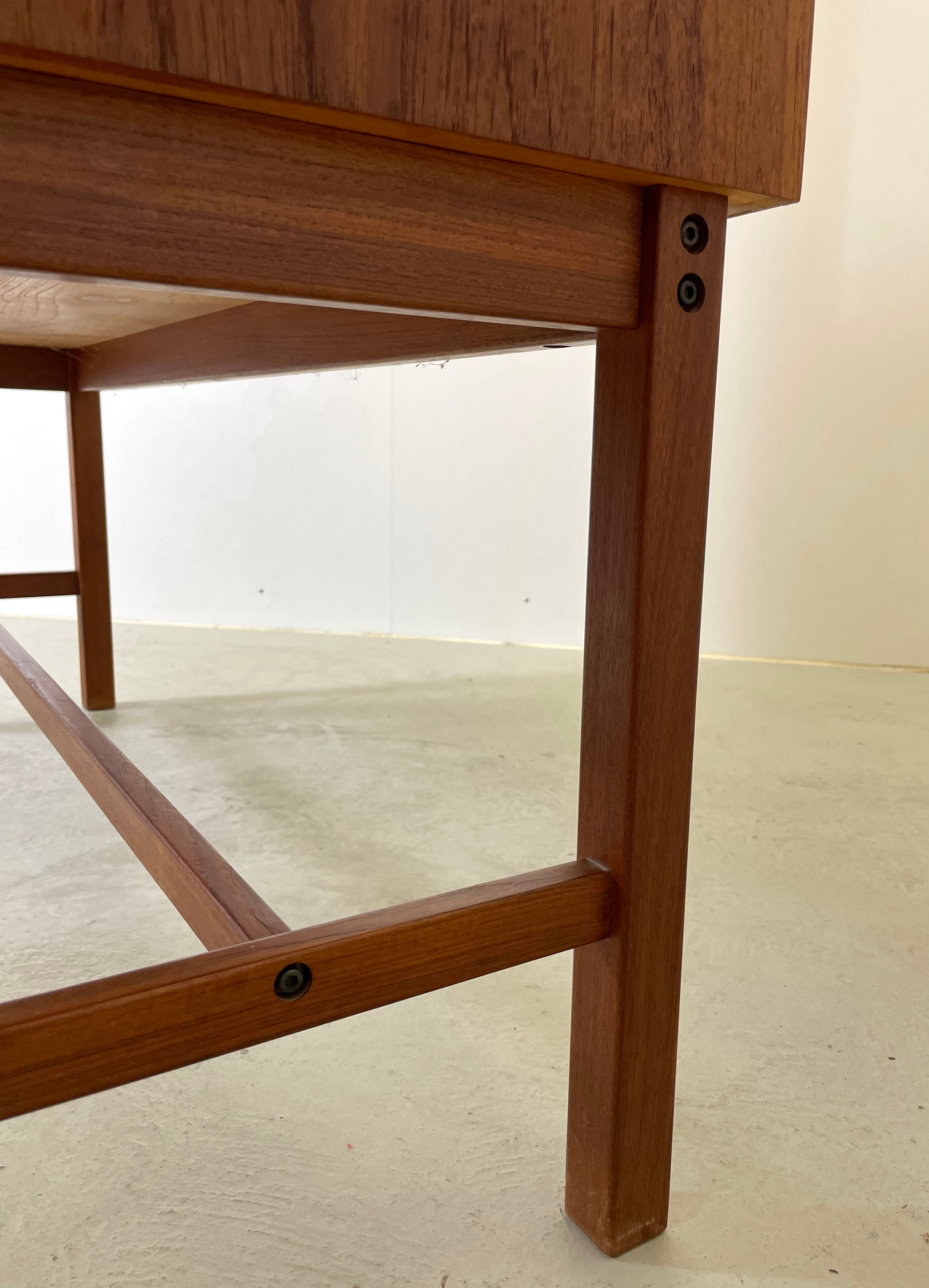 Danish midcentury teak bar cabinet credenza 1960s