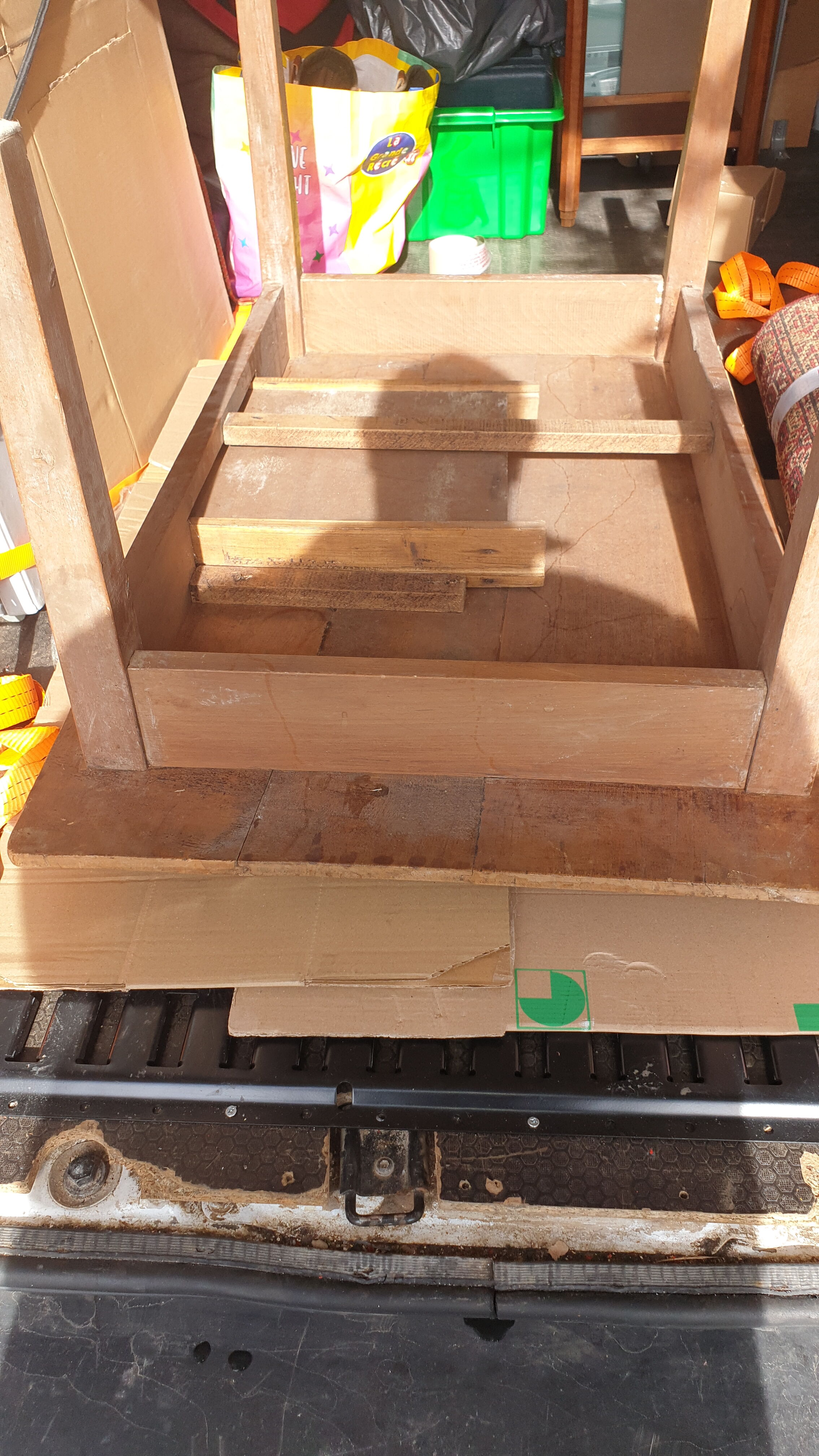 Solid walnut coffee table