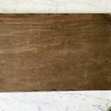 Plateau miroir en chrome, verre, bois et marqueterie années 60-70