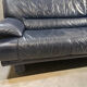 Leather sofa Nicoletti Salotti Italy Circa 1980