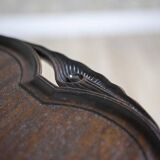 English Walnut Side Table with Tilted Top, 1890s