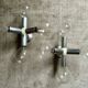 Pair of wall lights by Trix & Robert Haussmann for Swiss Lamps Int., Switzerland, 1960s
