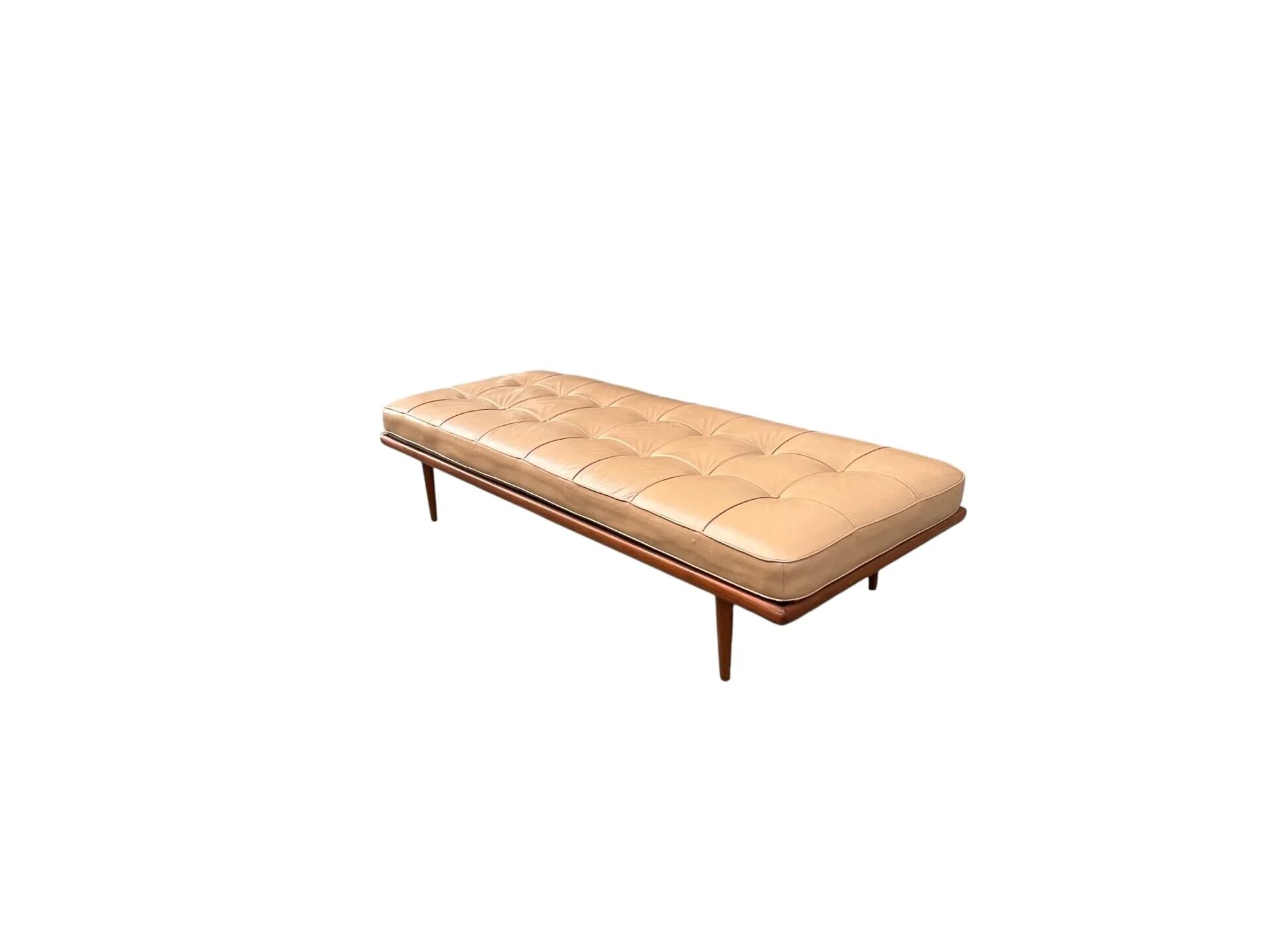 Leather daybed by Peter Hvidt for France & Son