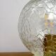 Vintage globe-laying lamp in cracked glass effect