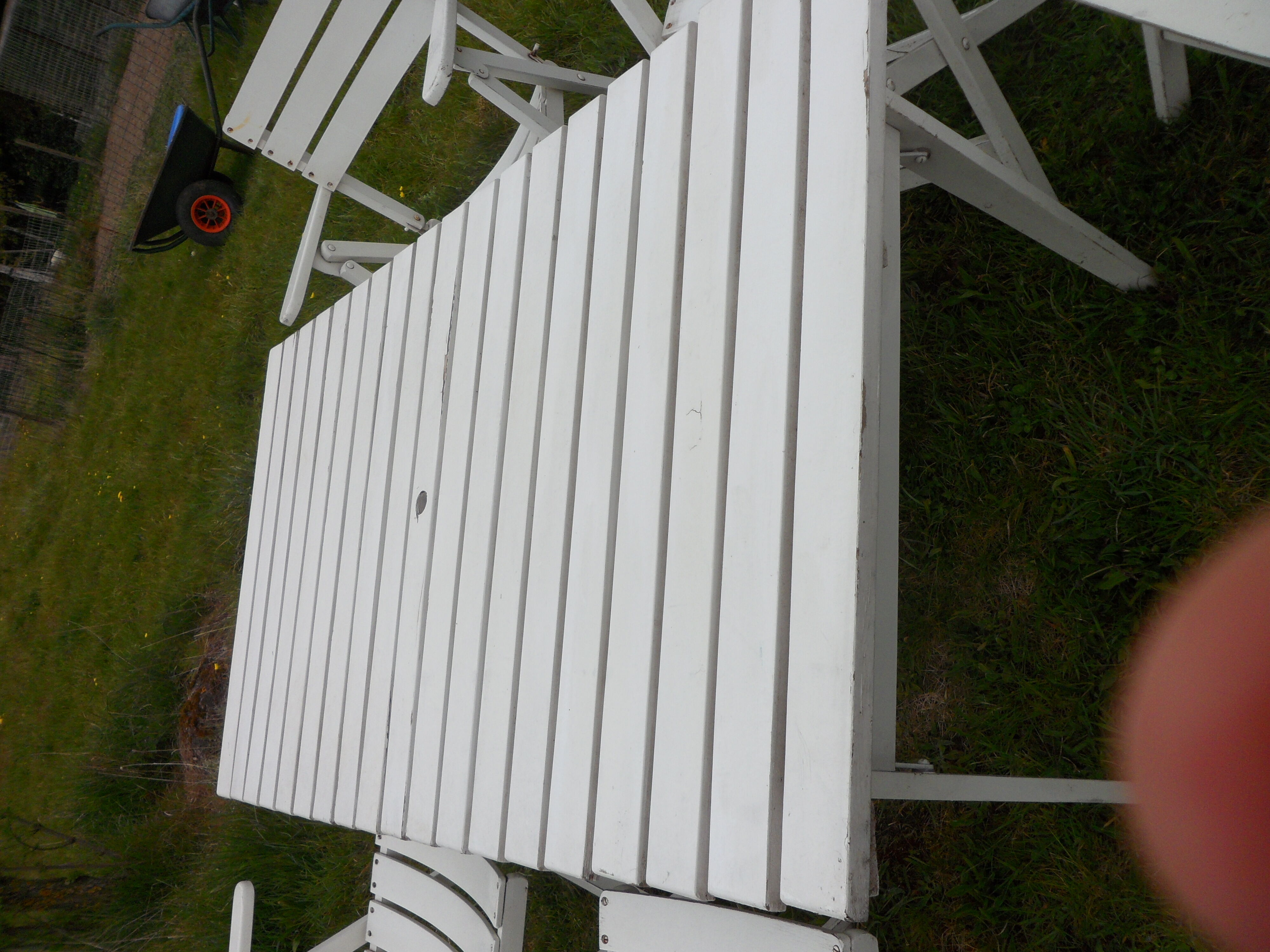 Wooden garden set