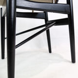 Chair, Finn Juhl, Black painted oak, House of Finn Juhl, model 108