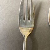Set of silver-plated cake forks