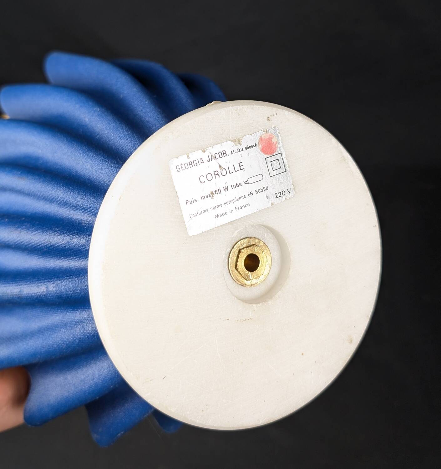 Vintage Corolle Georgia Jacob Lamp