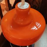 Vintage orange opaline pendant lamp