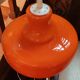 Vintage orange opaline pendant lamp