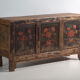 Antique buffet painted in elm wood – China, circa 1900