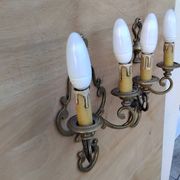 Paire d'applique bronze vintage