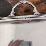 Silver metal tray