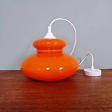 Suspension Space Age en opaline orange, 1960-70