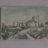 Antique painting signed