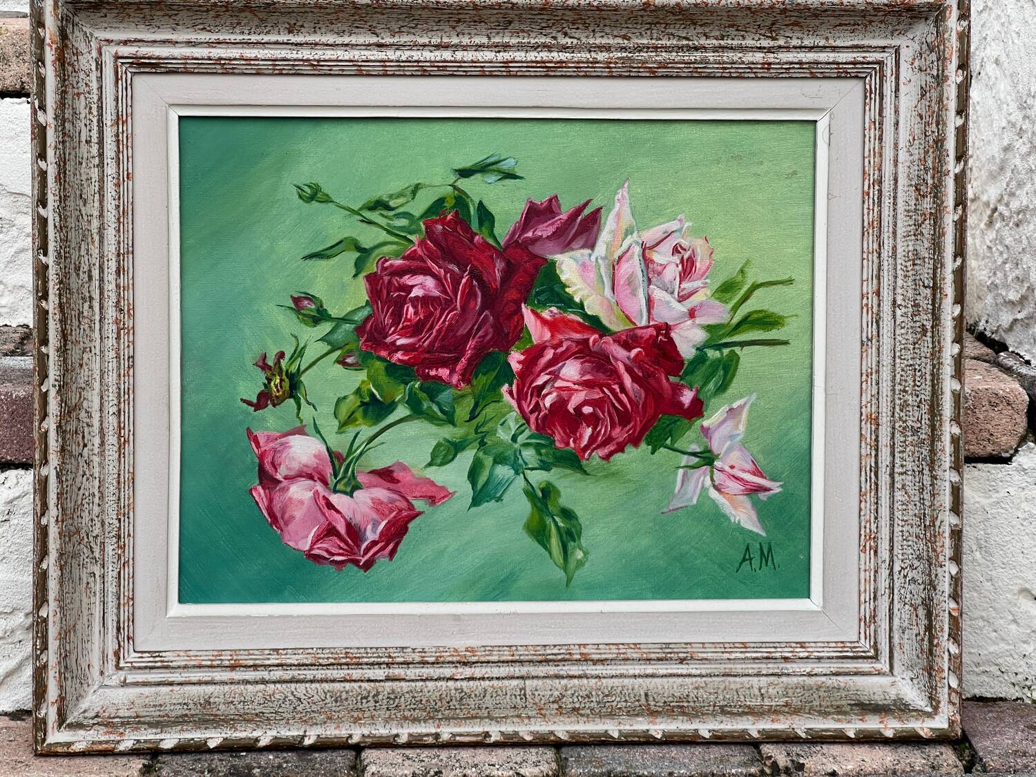 Oil Painting Roses
