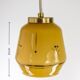 Petite lampe à suspension EVA * Art déco * Lampe suspendue MCM * Plafonnier vintage recâblé * Yougoslavie