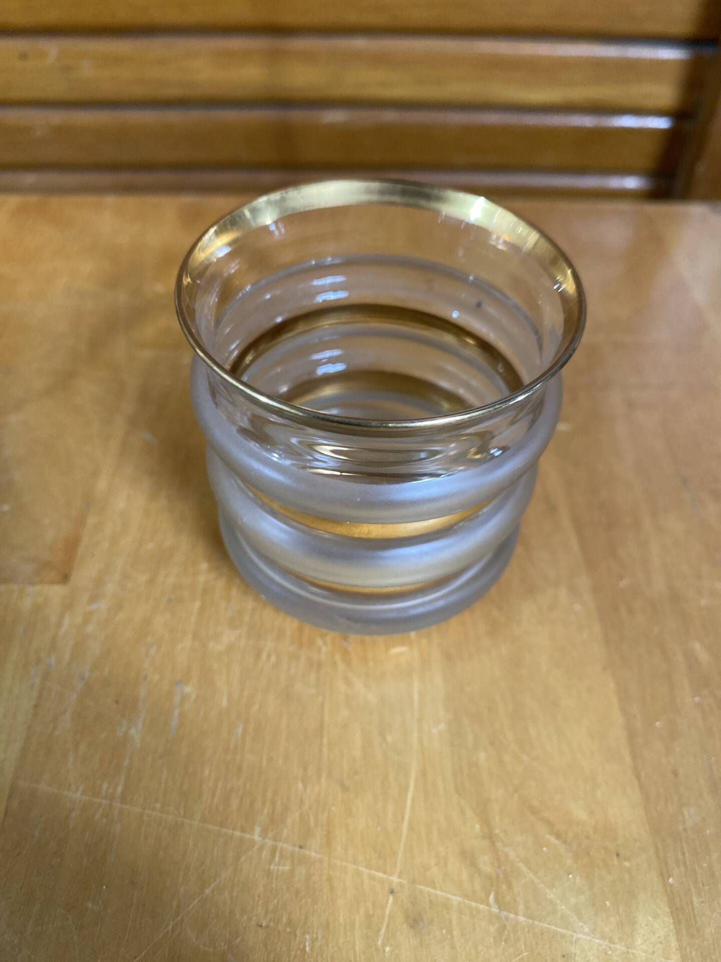 Service liqueur style mategot metal grey support + 8 bibendum glasses d