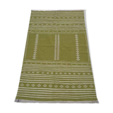 Tapis vert et blanc 220x140cm