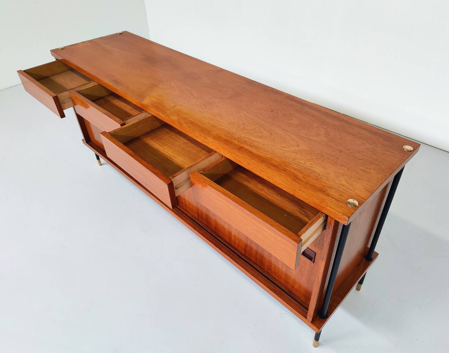 Mid-Century Modern Ico Parisi Sideboard,Double opening, Italy, 1960s