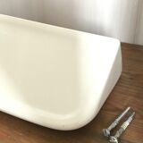 Vintage enamelled ceramic shelf