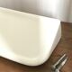 Vintage enamelled ceramic shelf