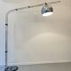 chrome metal arc lamp edited by Zonca Italy around 1970