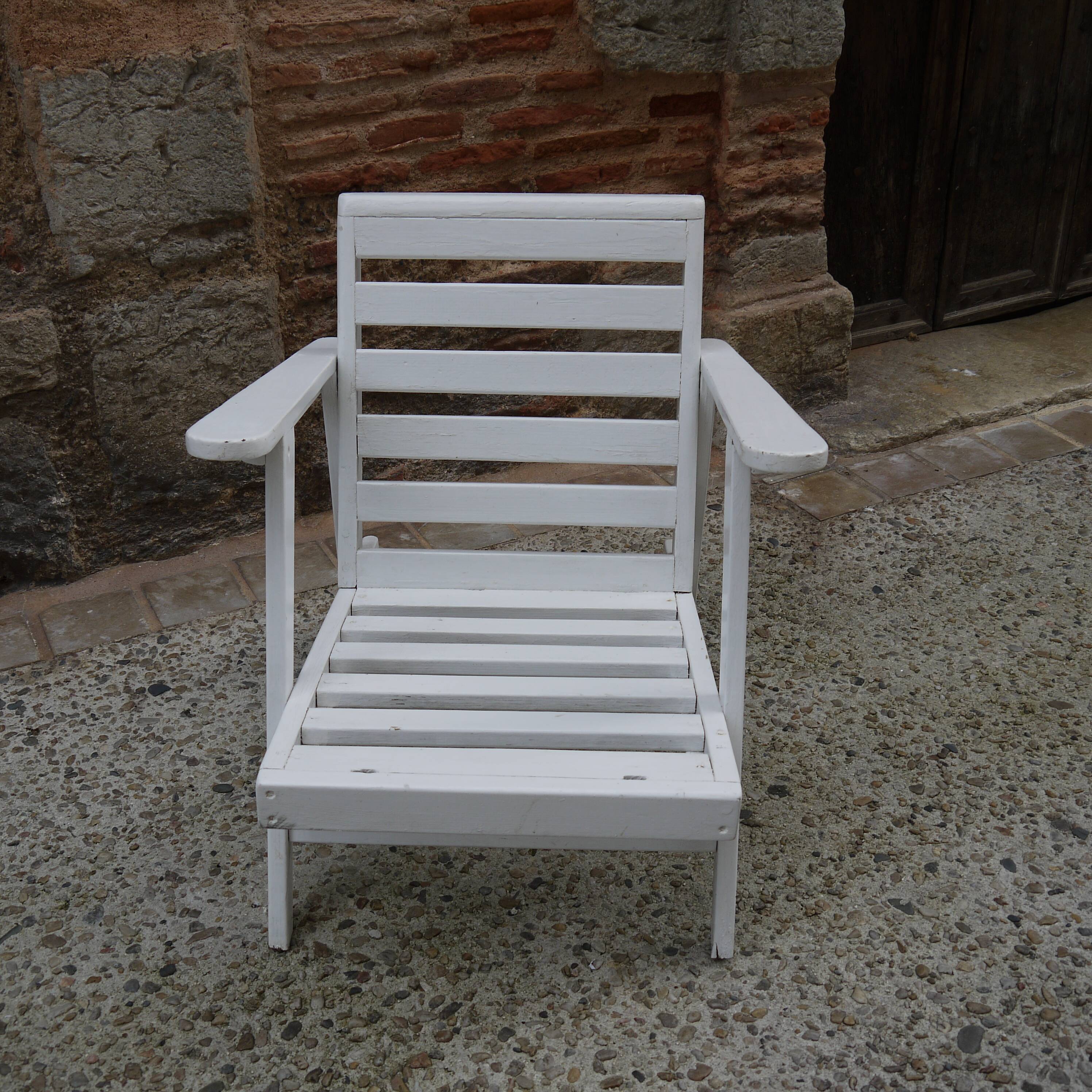 Wooden garden chair