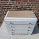 Marble-topped chest of drawers