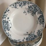 8 hollow plates st Amand and Hamage model Marie Louise