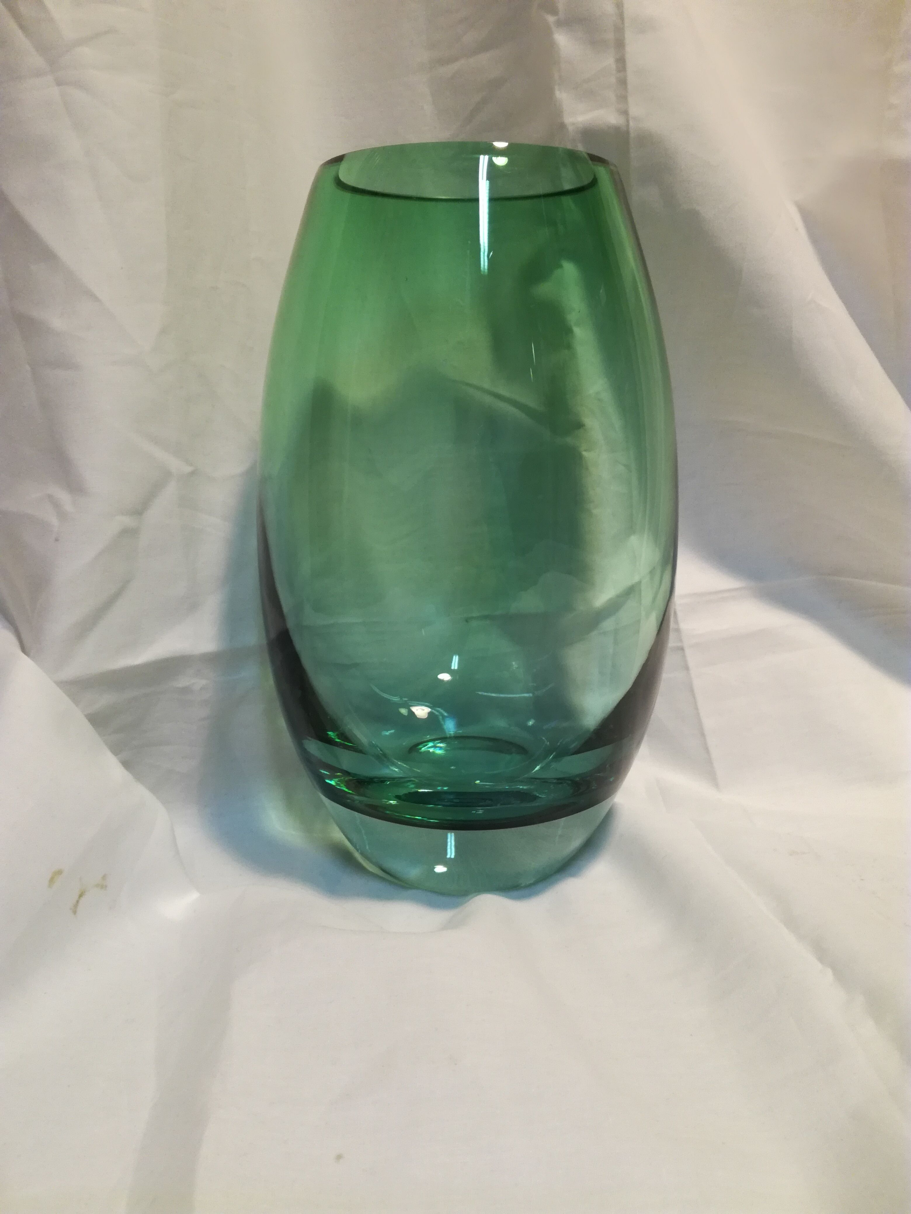 Green vase