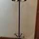 Vintage metal coat rack black and gold