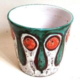 Pot ou cache-pot céramique Vallauris Années 70 Hauteur 14,2 cm