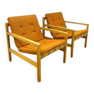 Retro armchairs, Hikor, Czechoslovakia, 1960s (set of 2)