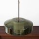 Green glass pendant lamp by Carl Fagerlund for Orrefors