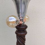 Vintage art deco design floor lamp in the style of Charles Dudouyt