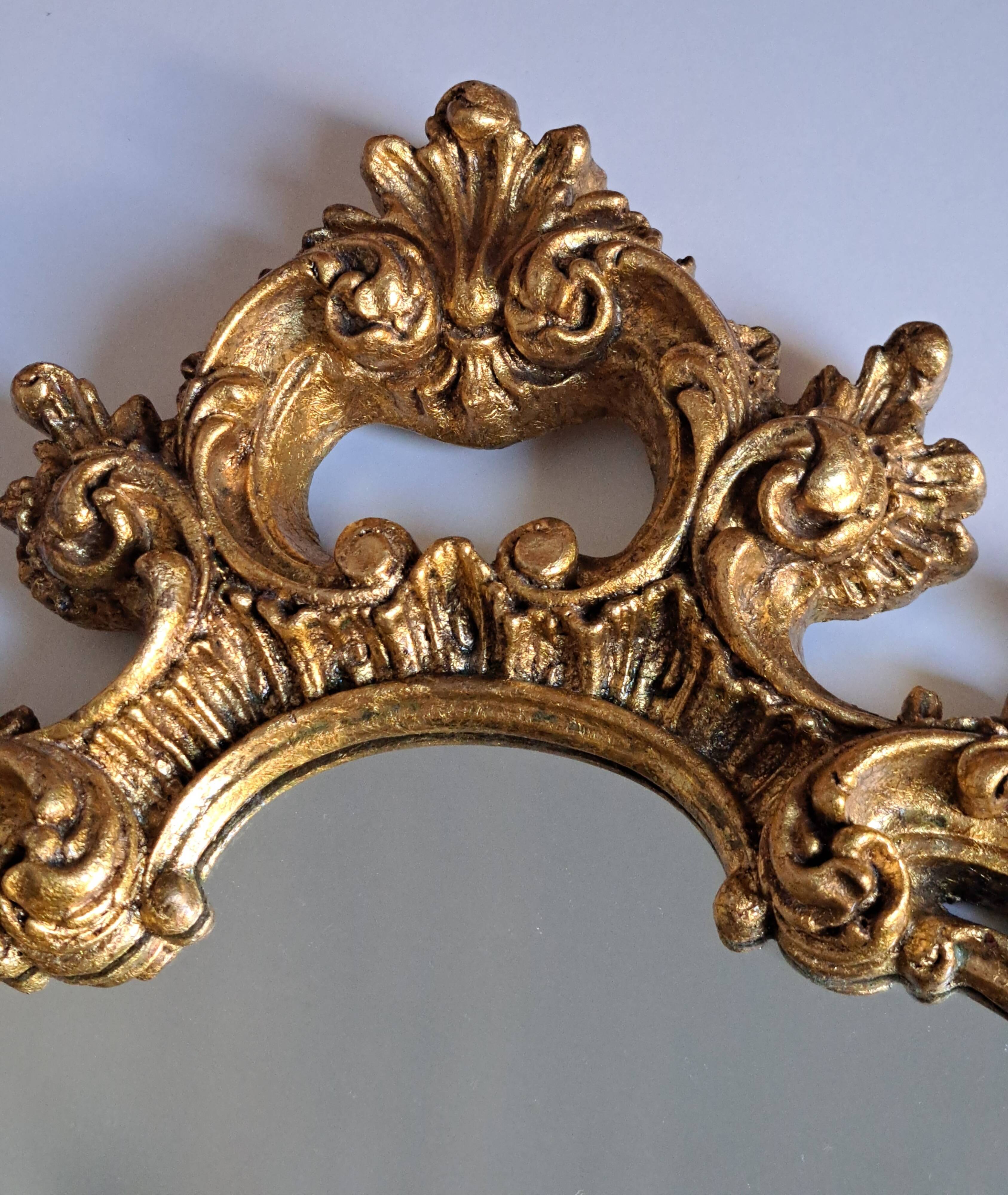 Classic gilded mirror