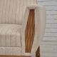 1970s, Danish lounge chair, furniture wool, oak wood, original condition.