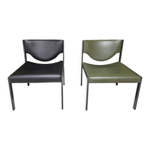 Paire de fauteuils Lübke